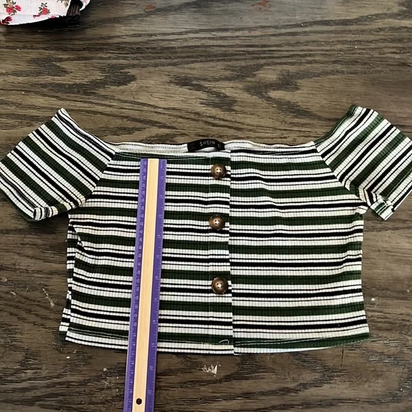 SHEIN CROP TOP SZ M - Picture 6 of 9